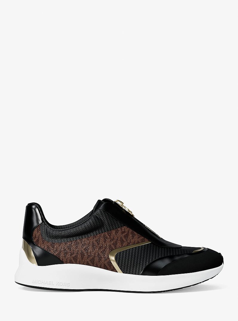 Sneaker Thea in materiale misto in NERO/MARRONE | Michael Kors