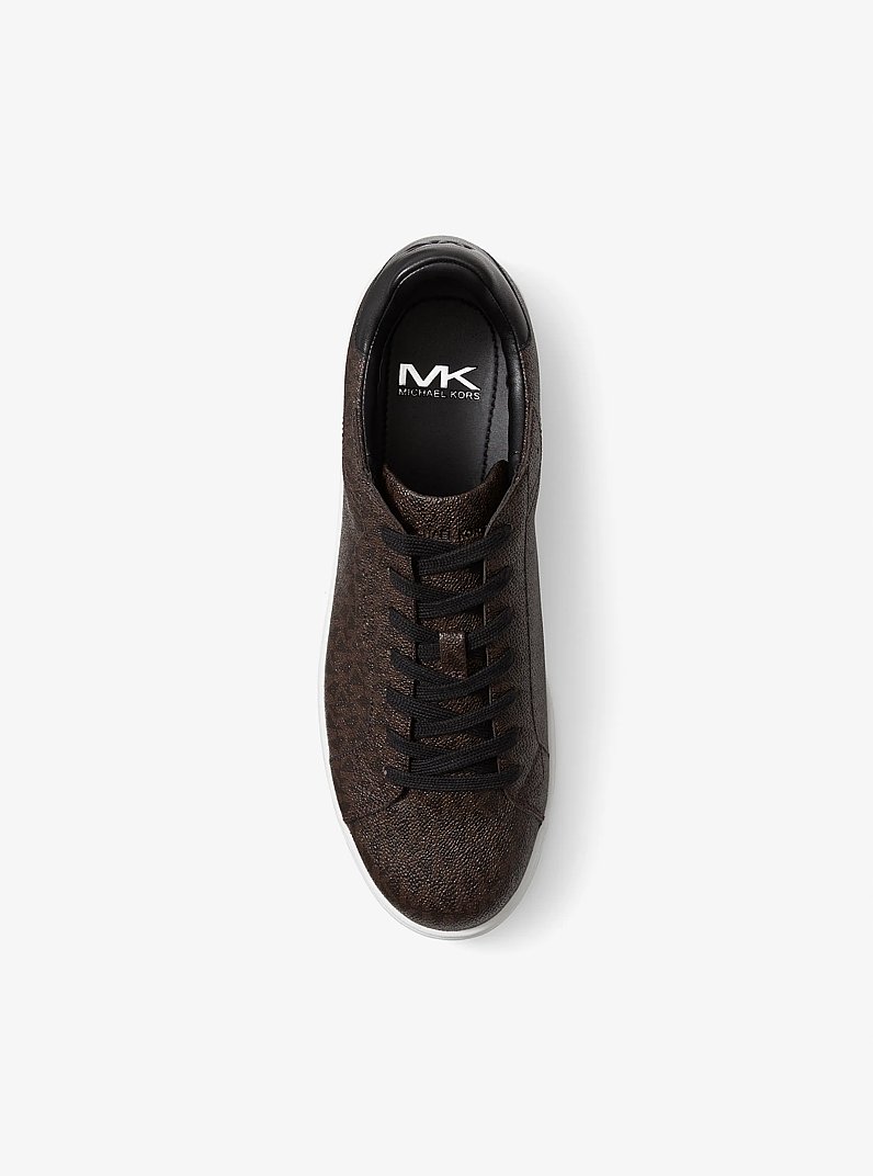 Keating Logo Sneaker in BROWN | Michael Kors