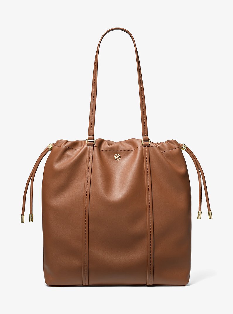 Matilda Large Cinch Tote Bag in LUGGAGE | Michael Kors