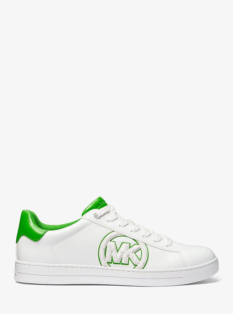 Jacob Logo Embellished Lace-Up Sneaker in JUNGLE | Michael Kors