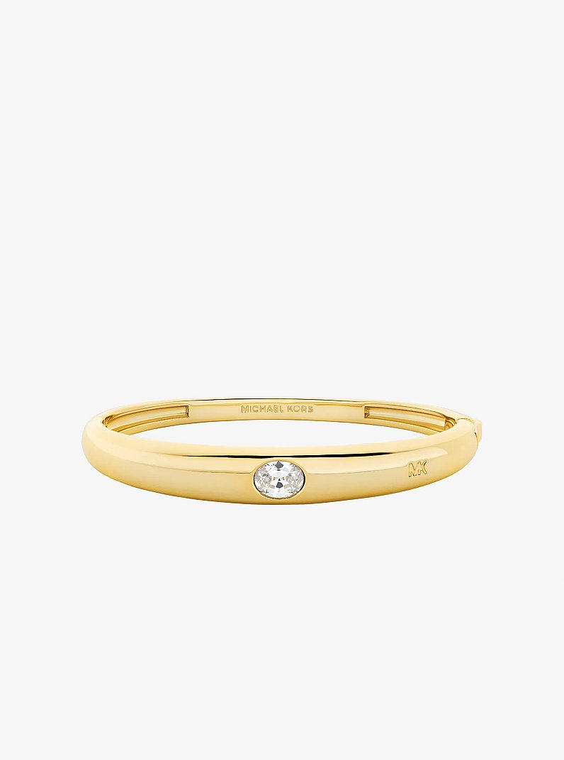 Pulsera de piedra ovalada in DORADO/CLARO | Michael Kors