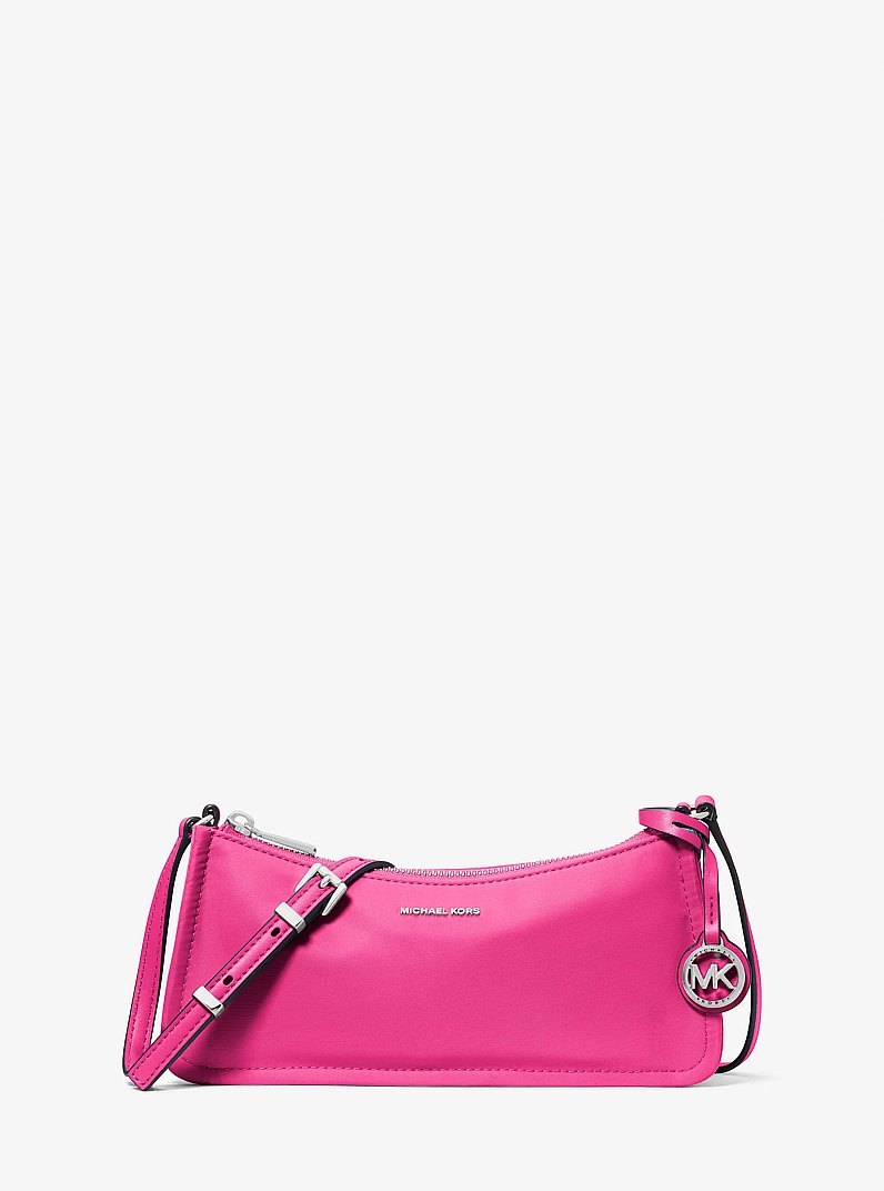 Zadie Small Nylon Crossbody Bag in RASPBERRY | Michael Kors
