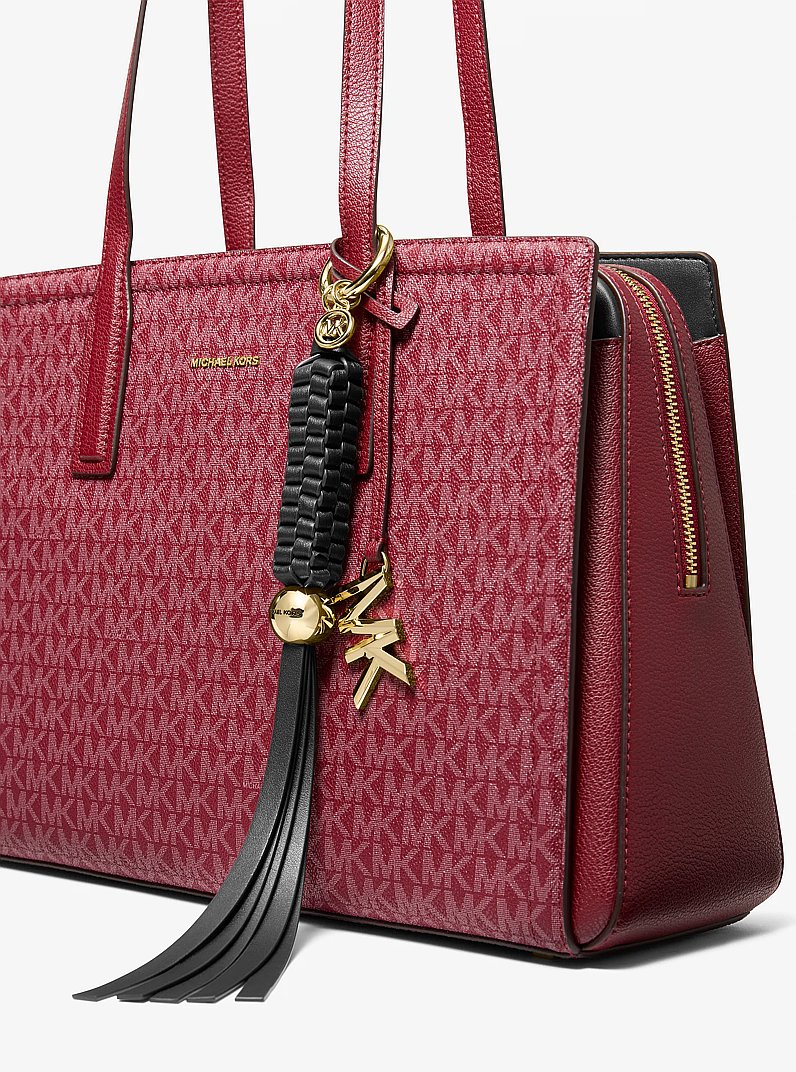 Colgante de borla tejida in NEGRO | Michael Kors