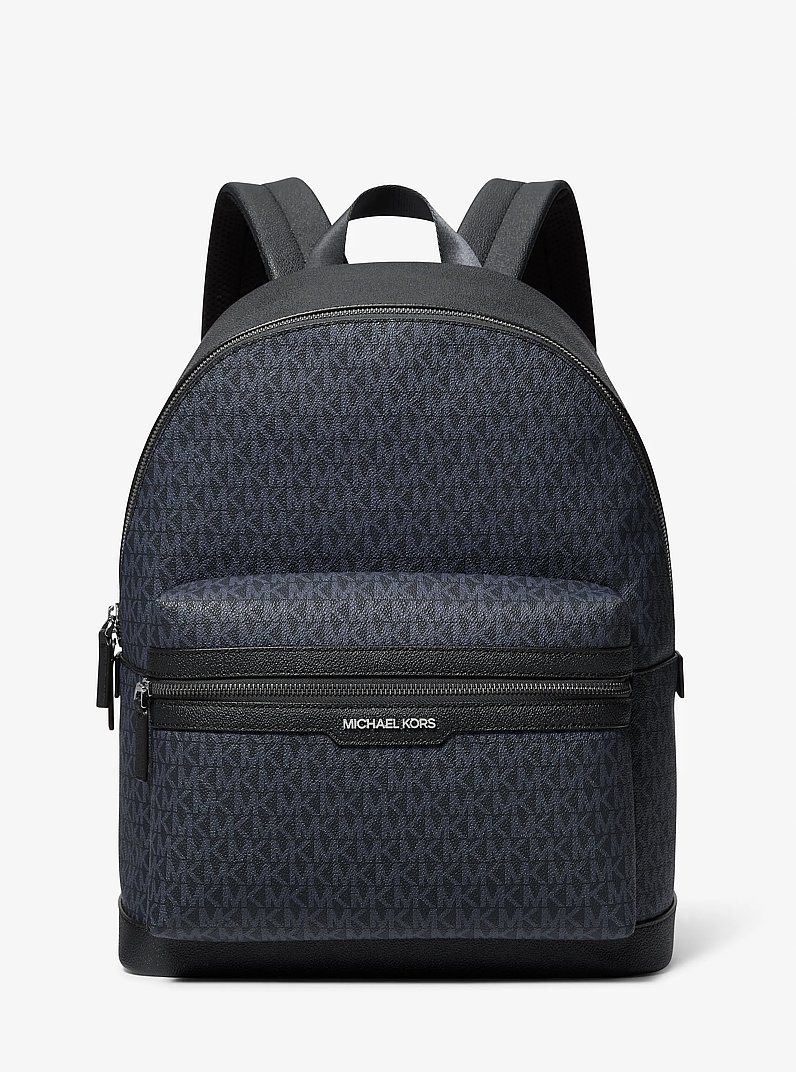 Cooper Signature Logo Backpack in ADMRL/PLBLUE | Michael Kors