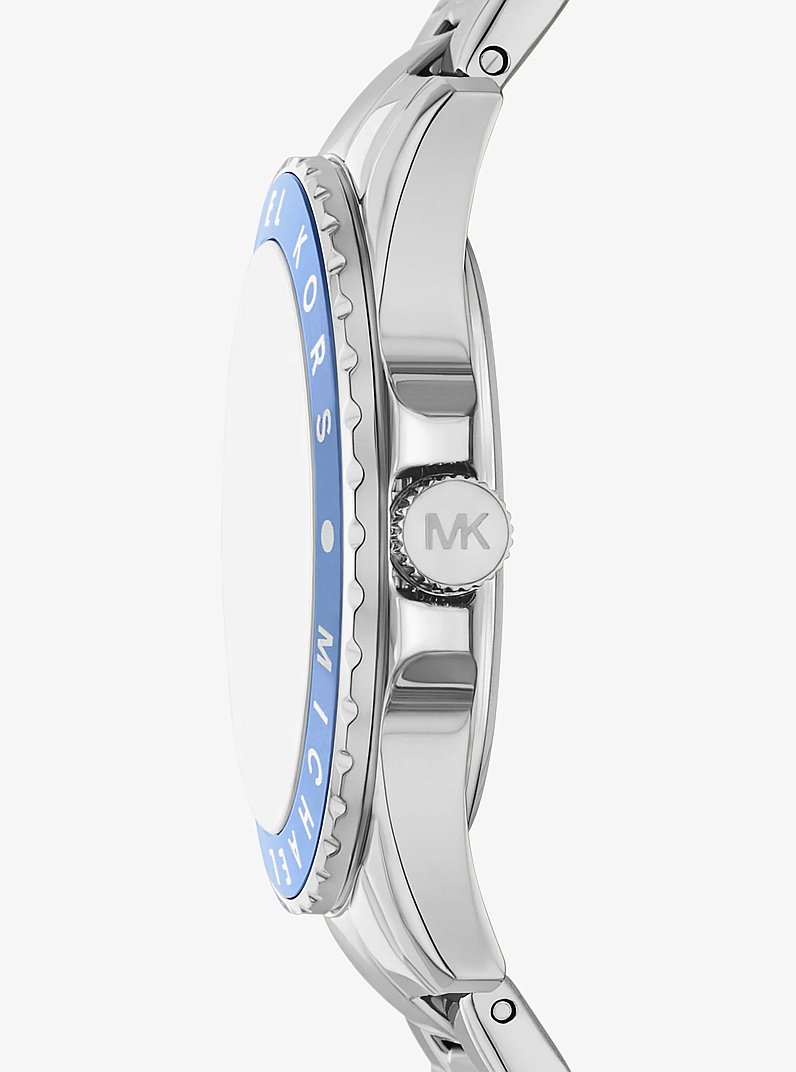 Mini Everest Silver-Tone Watch in SKY BLUE | Michael Kors