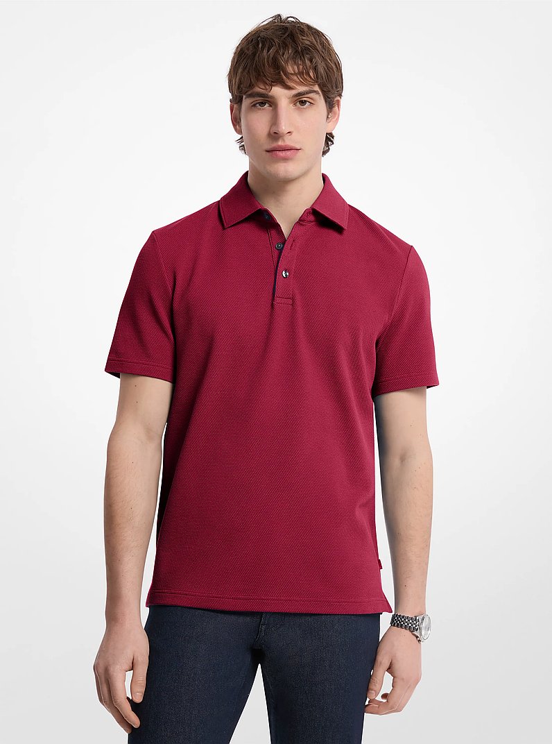 Polo en coton extensible in M&Ucirc;RE FONC&Eacute;E | Michael Kors