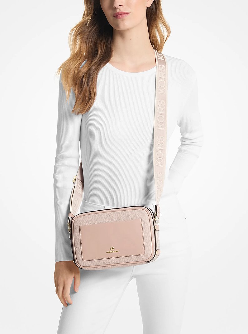 Maeve Large Signature Crossbody Bag in BALLET | Michael Kors