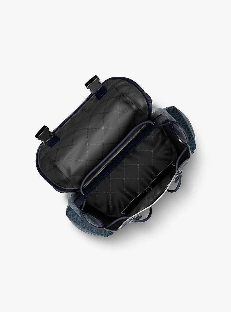 Mochila Cooper con logotipo in AZUL OSCURO/AZUL P&Aacute;LIDO | Michael Kors