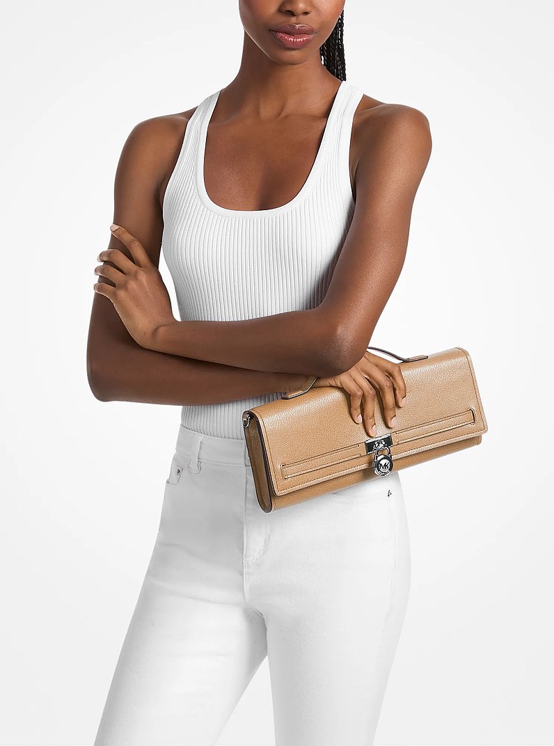 Hamilton Moderne Medium Leather Convertible Clutch