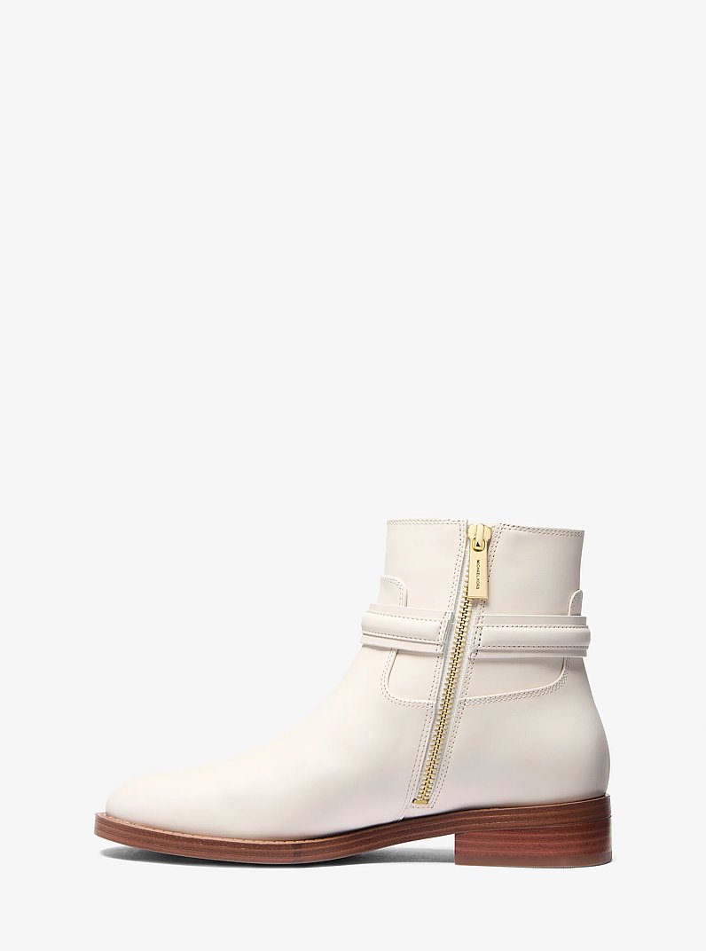 Botte Mindy en cuir in CR&Egrave;ME L&Eacute;GER | Michael Kors