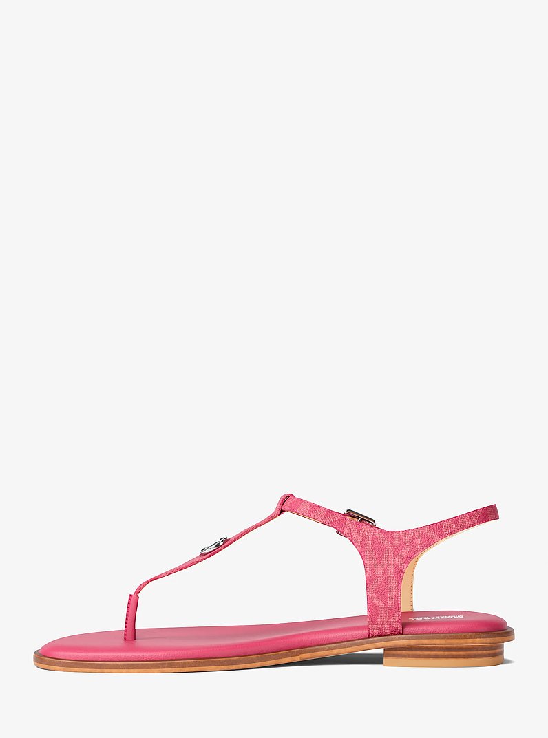 Mallory Signature Logo T-Strap Sandal
