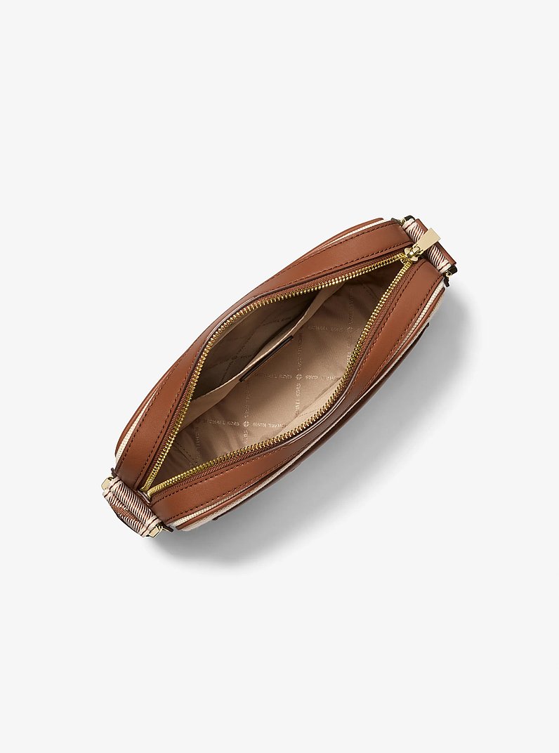 Bandolera Maeve grande de lona in LUGGAGE | Michael Kors