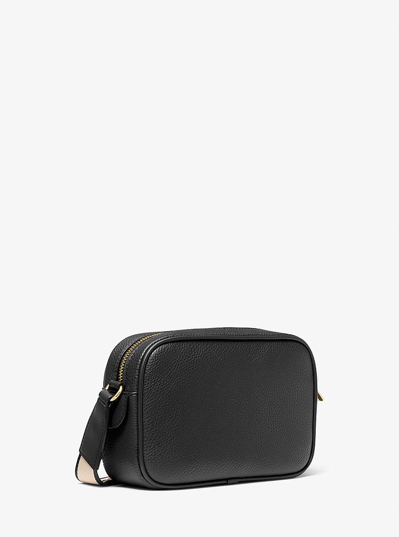 Camera bag a tracolla Jet Set media in NERO | Michael Kors