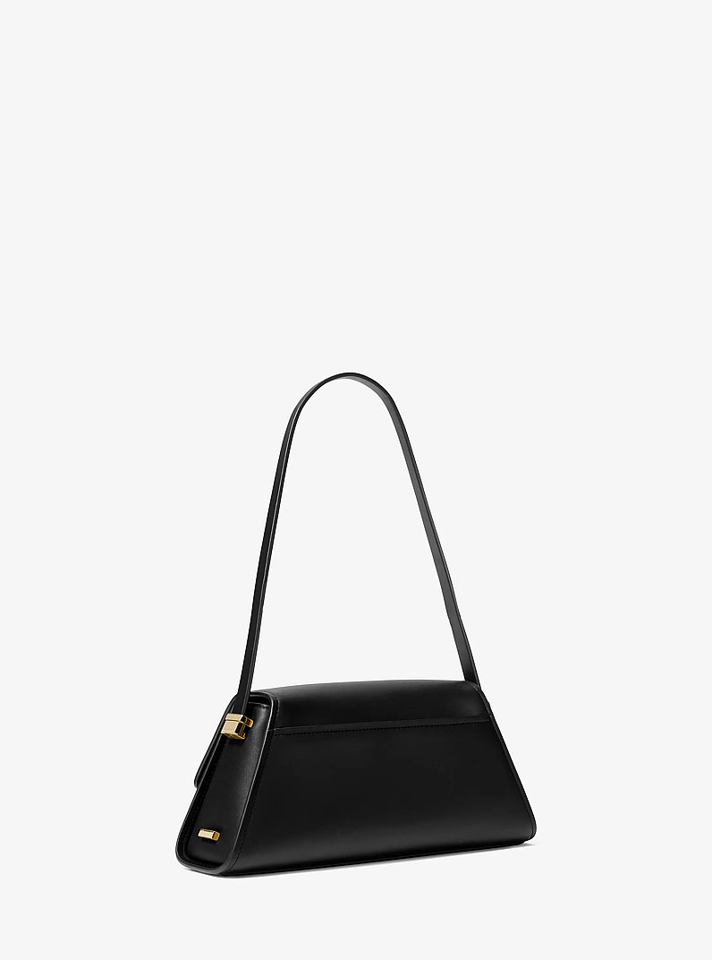 Schultertasche Ludlow Medium aus Leder in SCHWARZ | Michael Kors