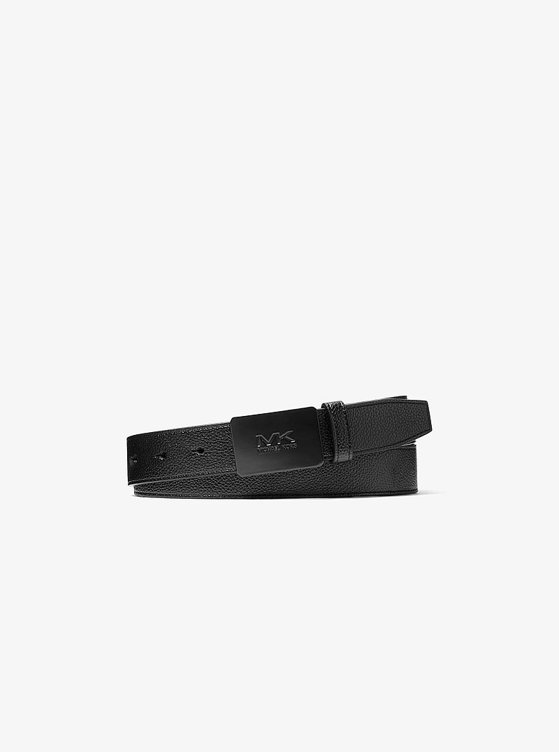 Plaque Belt in BLACK | Michael Kors
