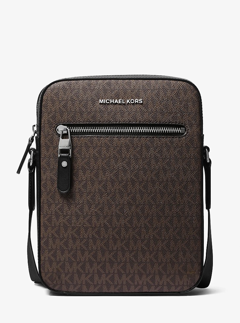 Bagage cabine Varick &agrave; logo in MARRON/NOIR | Michael Kors