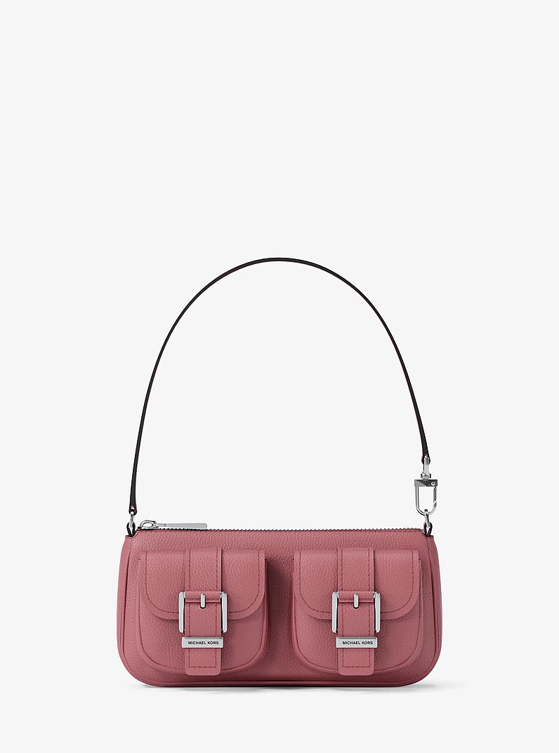 Pochette Zoe piccola in pelle martellata