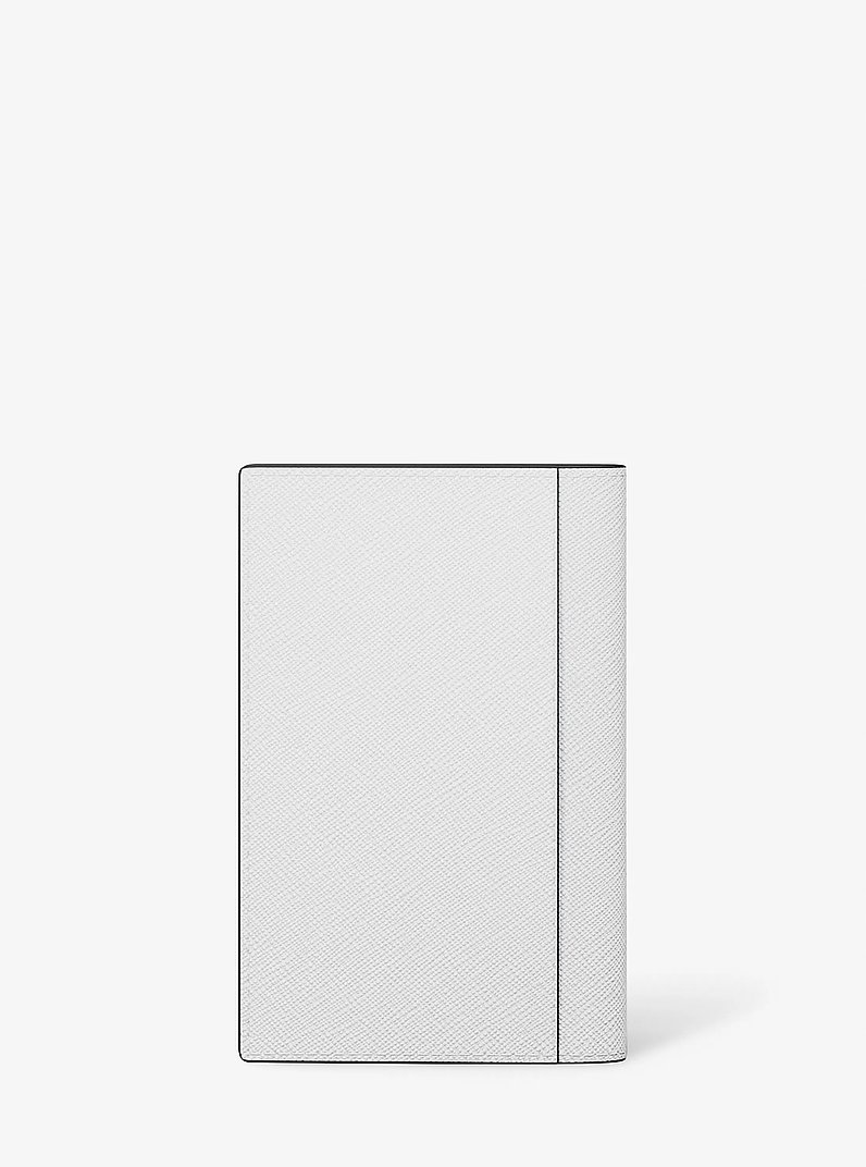 Cooper Saffiano Leather Bi-Fold Wallet in BRIGHT WHT | Michael Kors