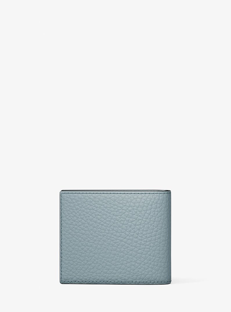 Hudson Pebbled Leather Billfold Wallet in CHAMBRAY | Michael Kors