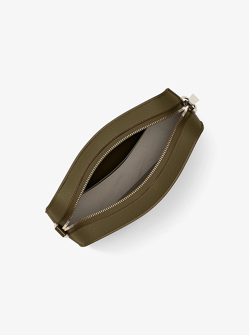 Jet Set Small Leather Camera Crossbody Bag