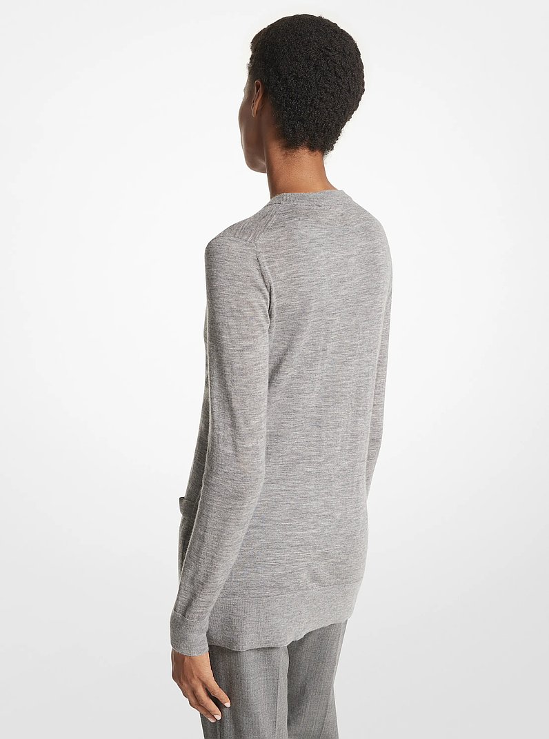 C&aacute;rdigan de cachemira in GRIS MEDIO | Michael Kors