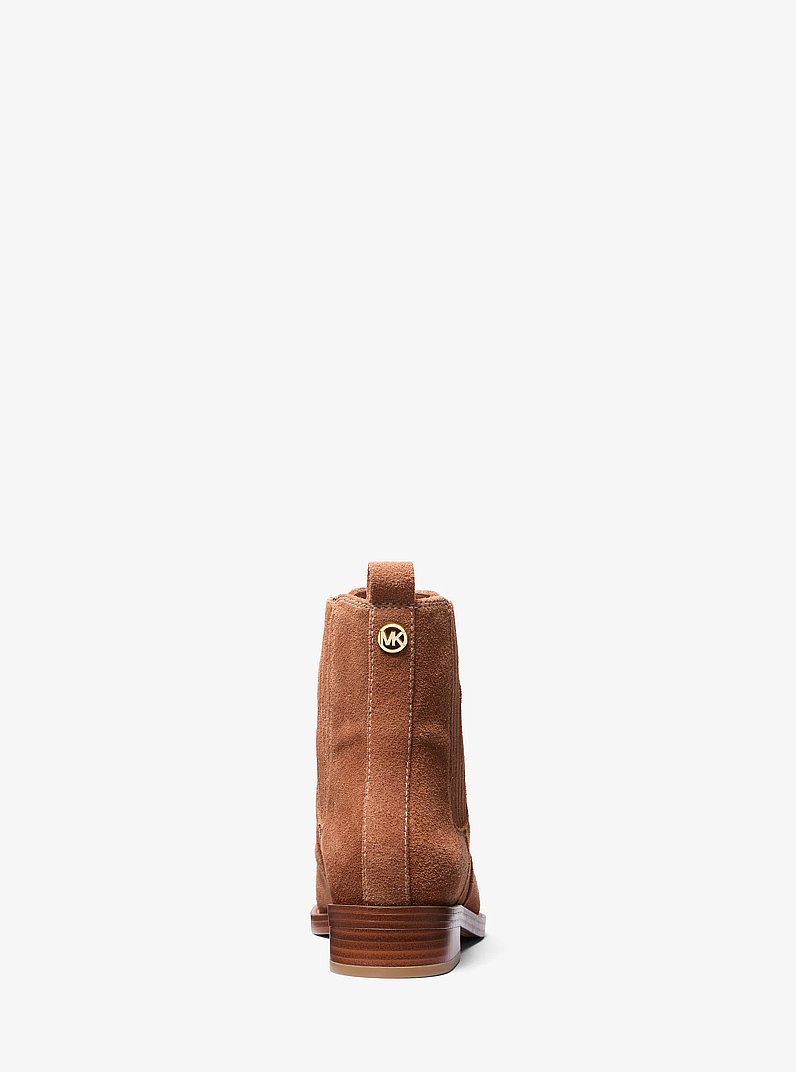 Ella Suede Chelsea Boot in LUGGAGE | Michael Kors