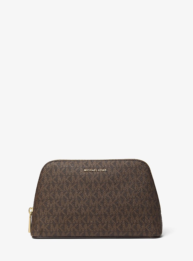 Jet Set Medium Signature Logo Travel Kit in BRN/ACORN | Michael Kors