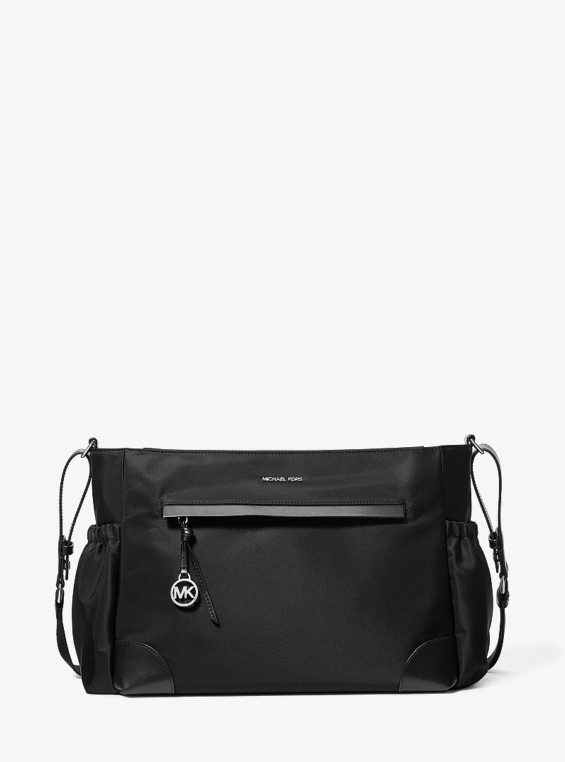 Prescott Large Nylon Diaper Bag in BLACK | Michael Kors