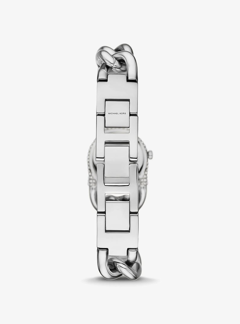 Petite montre de ton argent &agrave; pav&eacute; et &agrave; maillons in ARGENT | Michael Kors