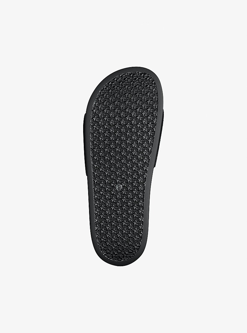 Dawson KORS Slide Sandal in BLACK | Michael Kors