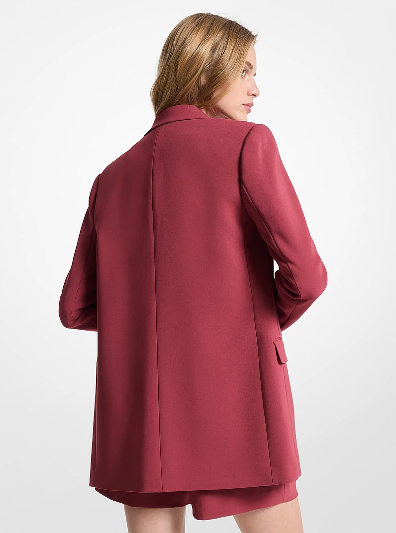 Crepe Blazer in DEEPMULBERRY | Michael Kors