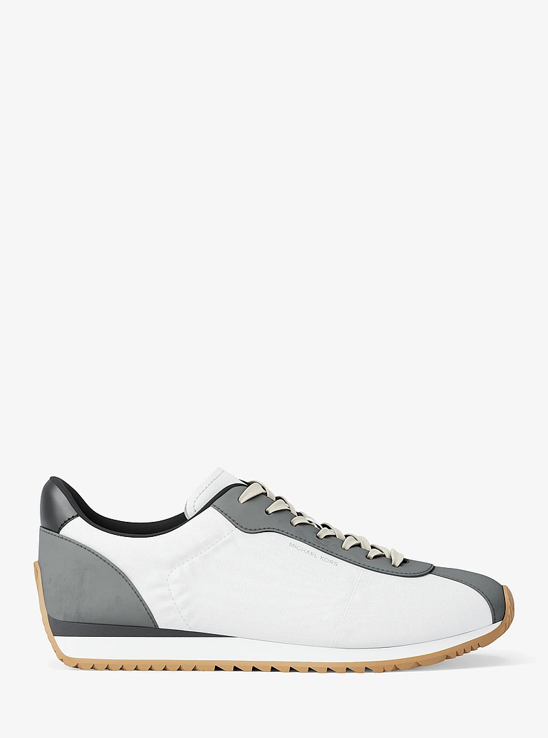 Rhodes Mixed-Media Trainer in BLACK COMBO | Michael Kors
