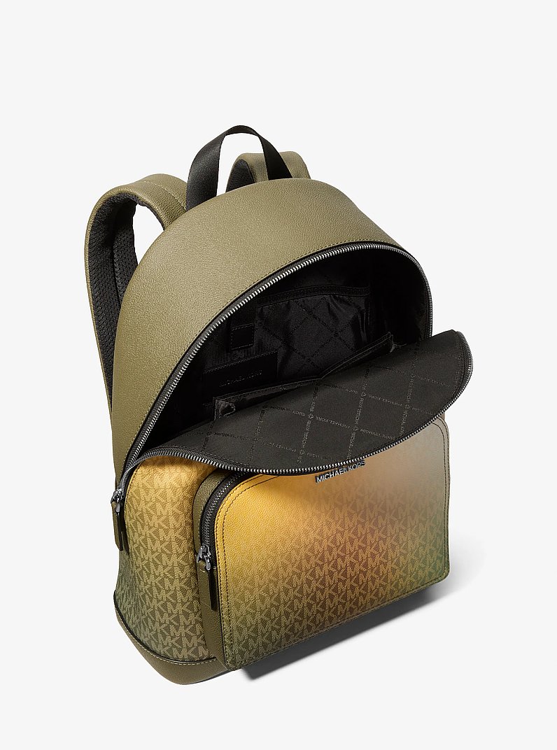 Cooper Ombr&eacute; Signature Logo Backpack in OLIVE COMBO | Michael Kors