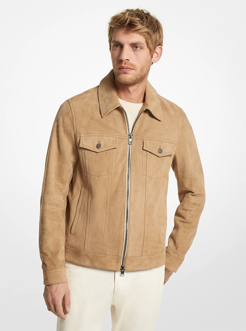 ジャケット・アウター MICHAEL KORS Clonmel Suede Jacket Clonmel Suede Jacket | Michael Kors Canada [CA]