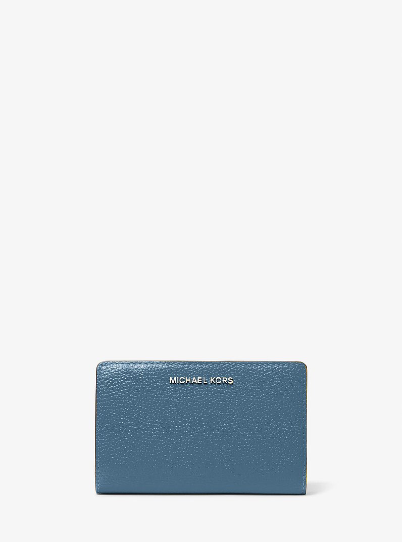 Portefeuille Empire en cuir grain&eacute; de taille moyenne in CHAMBRAI FONC&Eacute; | Michael Kors