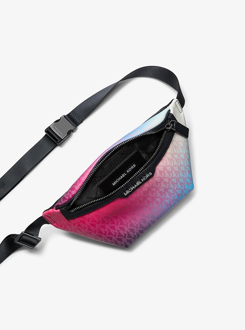 Cooper Ombr&eacute; Signature Logo Sling Pack in NAVY MULTI | Michael Kors