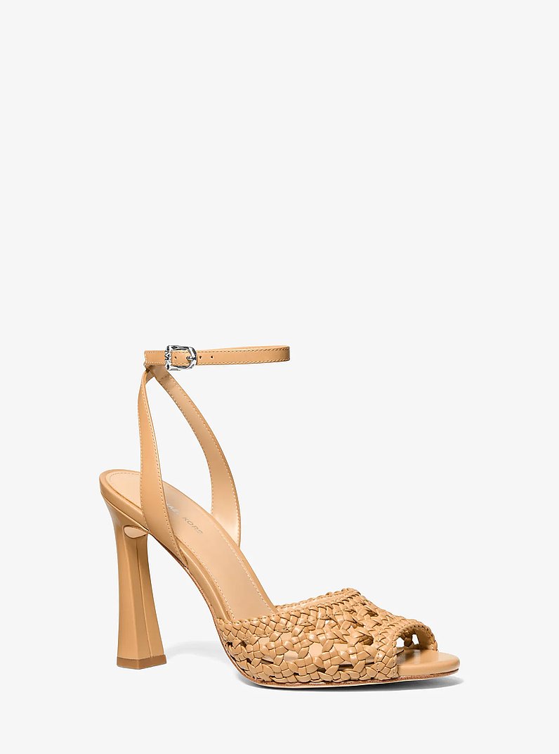 Sandalo Rosie intrecciato in ARACHIDE | Michael Kors