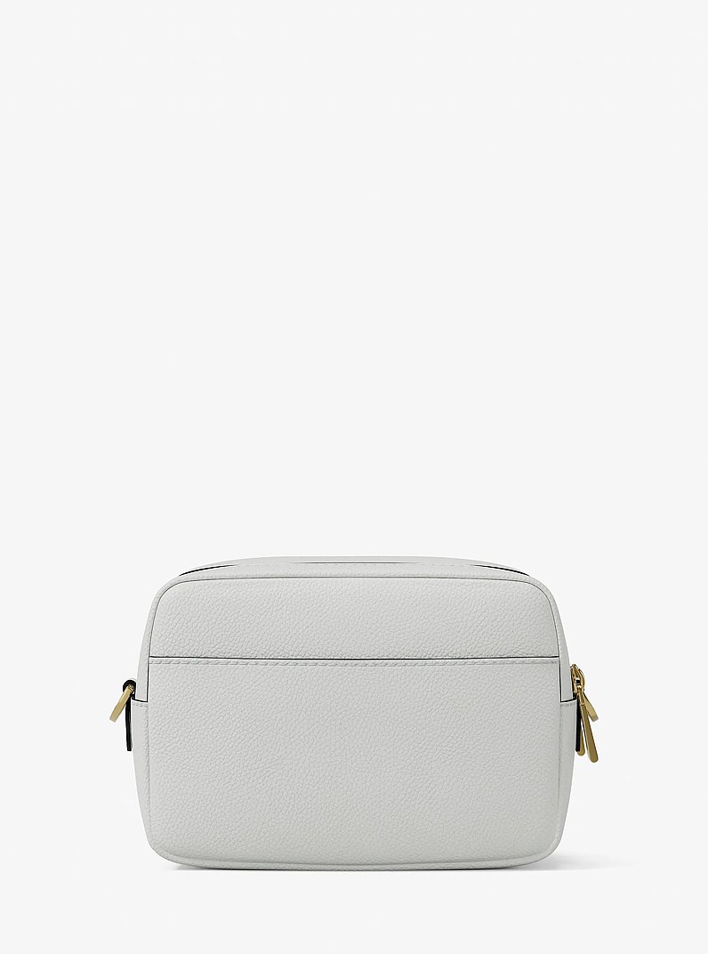 Bandolera para c&aacute;mara Bryant mediana de piel granulada in BEIGE P&Aacute;LIDO | Michael Kors