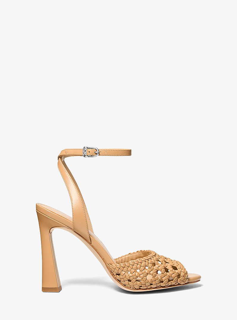 Sandalo Rosie intrecciato in ARACHIDE | Michael Kors