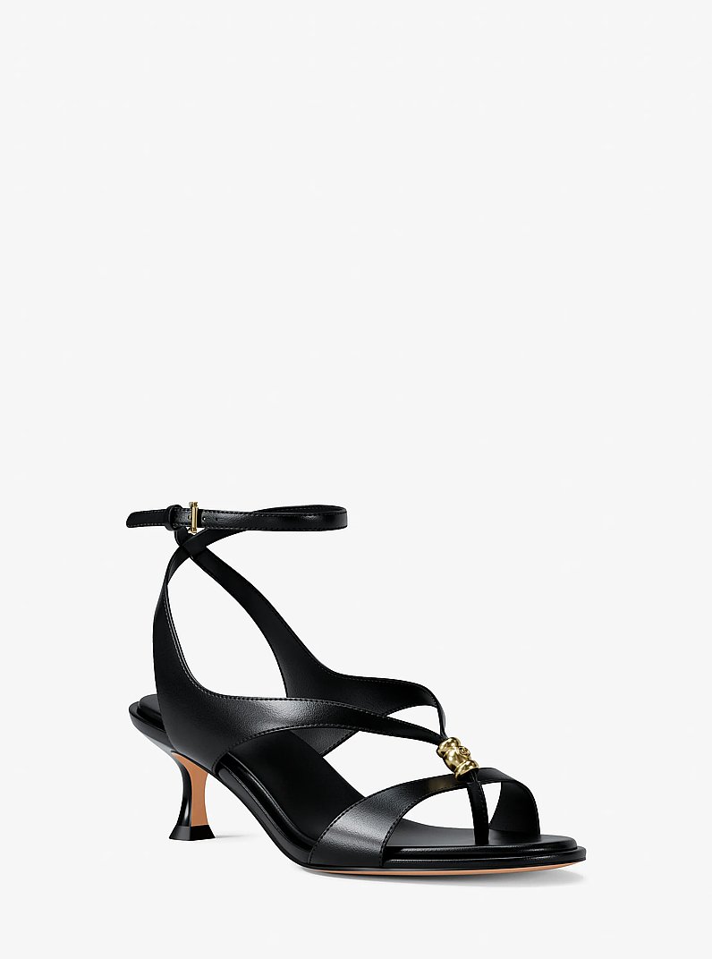 Sandalia Cherie de piel in NEGRO | Michael Kors