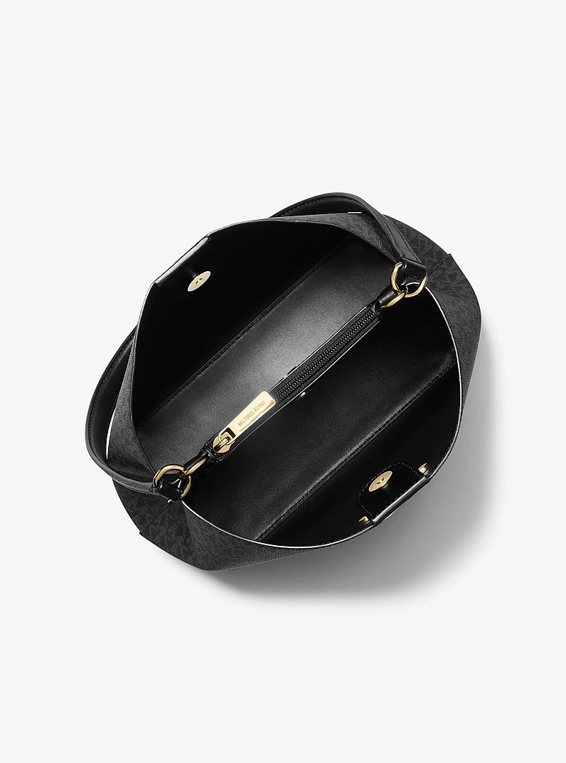 Pratt Medium Signature Logo Shoulder Bag