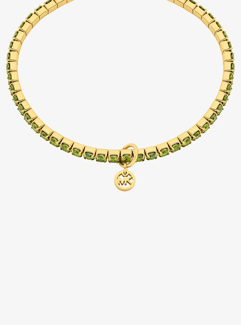 Bracelet rivi&egrave;re extensible in P&Eacute;RIDOT | Michael Kors