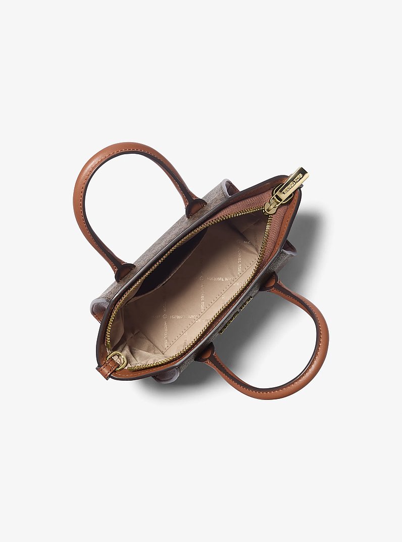 Avril Extra-Small Signature Logo Satchel