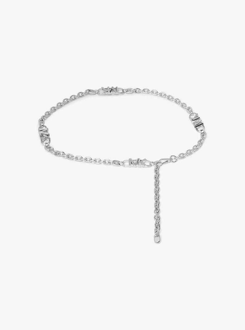 Ketteng&uuml;rtel mit Empire-Logo in SILBERTON | Michael Kors