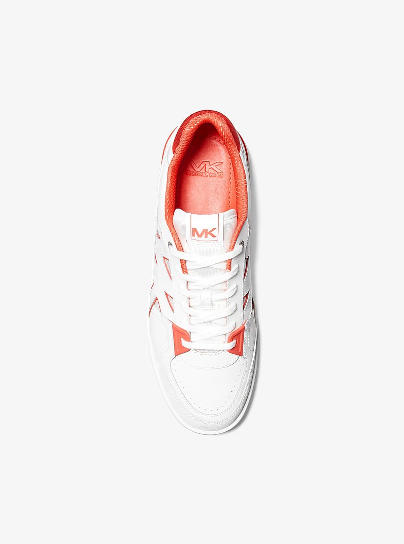 Espadrille Rebel en cuir in CORAIL &Eacute;PIC&Eacute; MULTI | Michael Kors