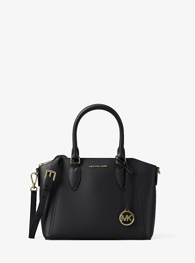 Sienna Small Satchel in BLACK | Michael Kors
