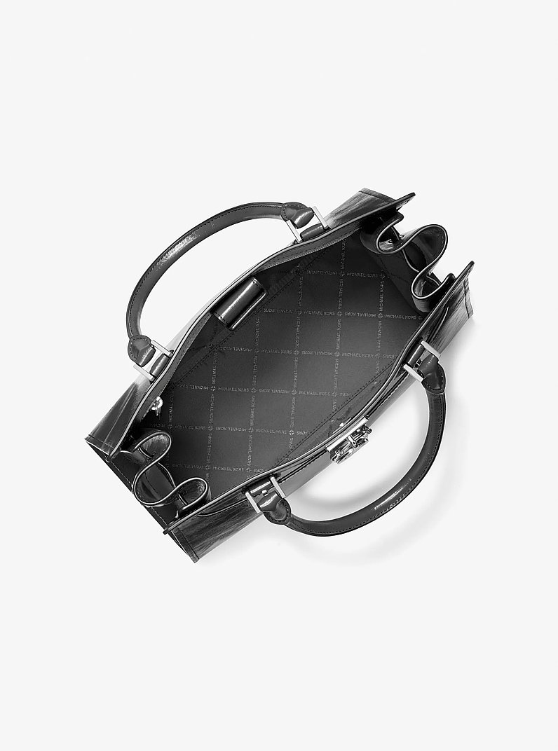 Bolso satchel Hamilton mediano in NEGRO | Michael Kors