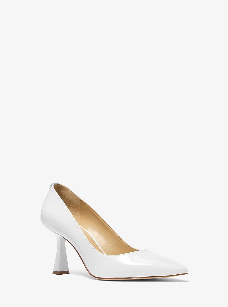 Amali Patent Pump in OPTIC WHITE | Michael Kors