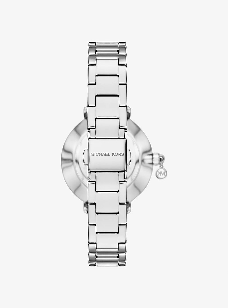 Orologio Pyper mini tonalit&agrave; argento con pav&eacute; in ARGENTO | Michael Kors