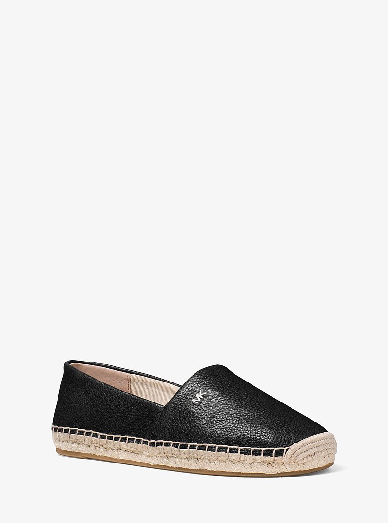 Kendrick Pebbled Leather Espadrille